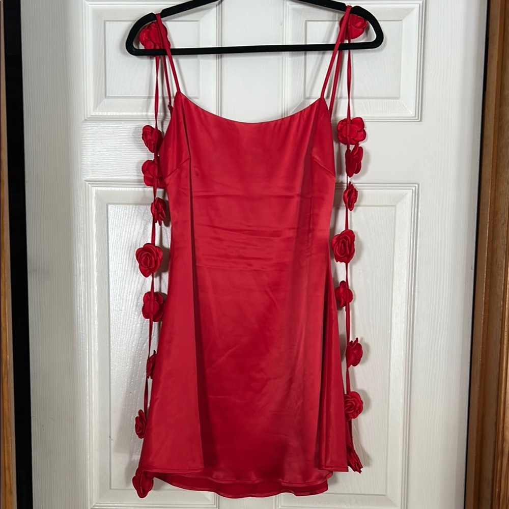 Boutique Lena Red Cocktail Dress
